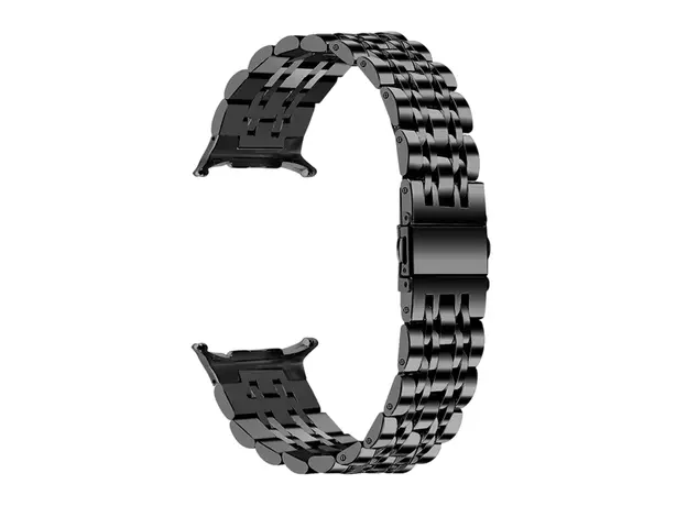 სმარტ საათის სამაჯური TVC Samsung Galaxy Watch Ultra 47mm Band Stainless Steel 7-Bead Slim Watch Strap Bracelet - Black, 3 image