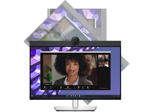 მონიტორი DELL Monitor 23.8" P2424HEB HDMI, DP, USB-C, RJ-45, MM, IPS, sRGB 99%, Pivot, Cam, 5 image