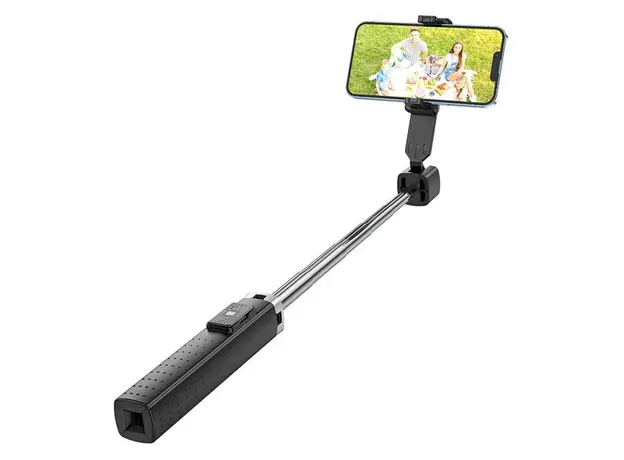 მობილურის სამაგრი Hoco K18 Wave four-leg live broadcast holder black, 3 image