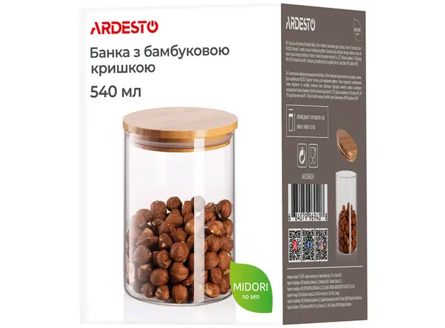 მინის ქილა ARDESTO AR1354BLR (540ML), 5 image