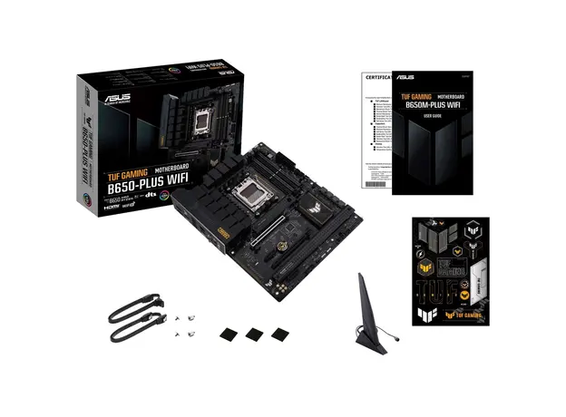 დედა დაფა ASUS Motherboard TUF GAMING B650-PLUS WIFI sAM5 B650 4xDDR5 M.2 USB HDMI DP WiFi BT ATX, 6 image