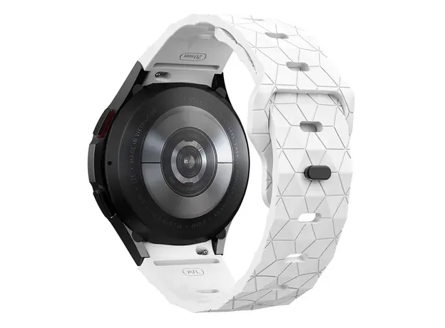 სმარტ საათის სამაჯური For Samsung Galaxy KLB-ZQWFKGJ-001 Silicone Watch Strap Band - White, 3 image