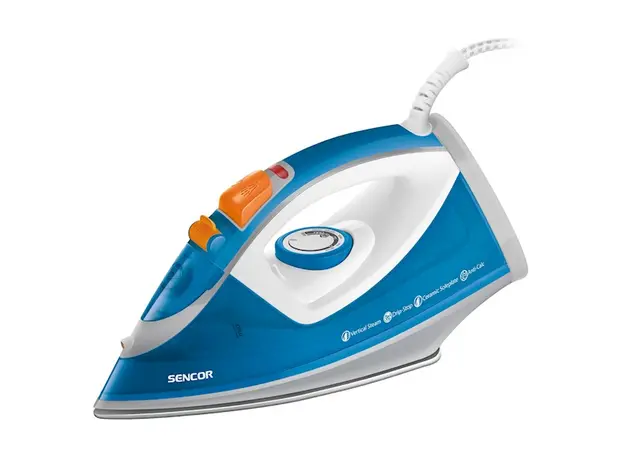 უთო Sencor SSI 7710BL, 2400W, 300ML, Steam Iron, Blue, 2 image