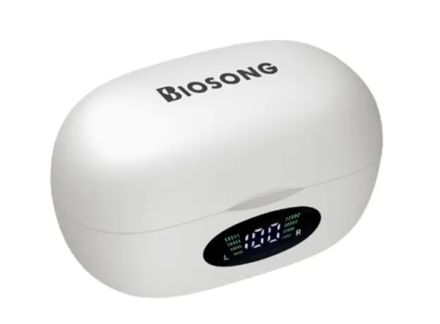 ყურსასმენი Biosong B5 Open-Design Bluetooth Earclip White, 6 image