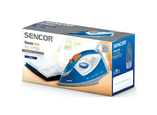 უთო Sencor SSI 7710BL, 2400W, 300ML, Steam Iron, Blue, 6 image