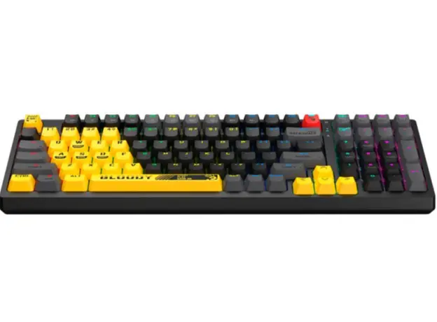 კლავიატურა A4tech Bloody S98 RGB Mechanical Gaming Keyboard Red Switch US Layout Sports Lime, 5 image