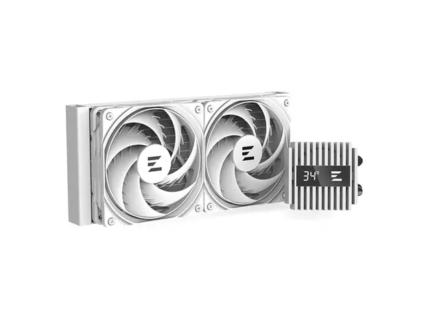 თხევადი გაგრილება Zalman ALPHA2A24WHITE LCS Alpha 2 A24 ARGB, 120MM, 3000RPM, Liquid Cooling, White, 4 image