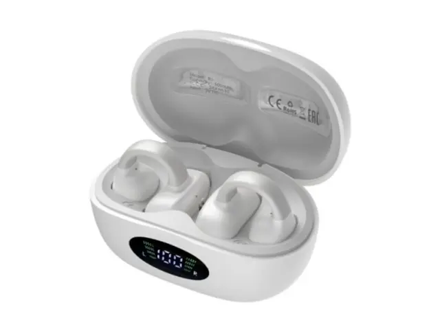 ყურსასმენი Biosong B5 Open-Design Bluetooth Earclip White, 5 image