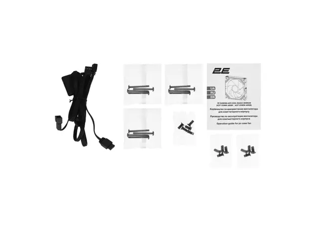 ქულერი 2E 2E-ACF120MB-ARGB, ARGB, 120mm, 2000Rpm, Cooler, Black, 6 image