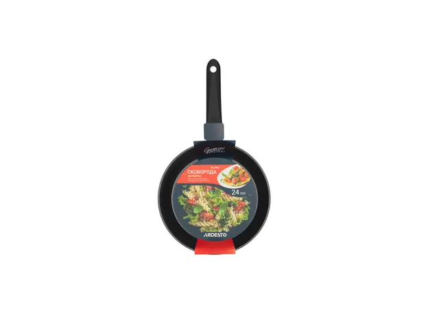 ტაფა Ardesto Fry pan Gemini Gourmet Aosta, 24cm, aluminium, black, 4 image