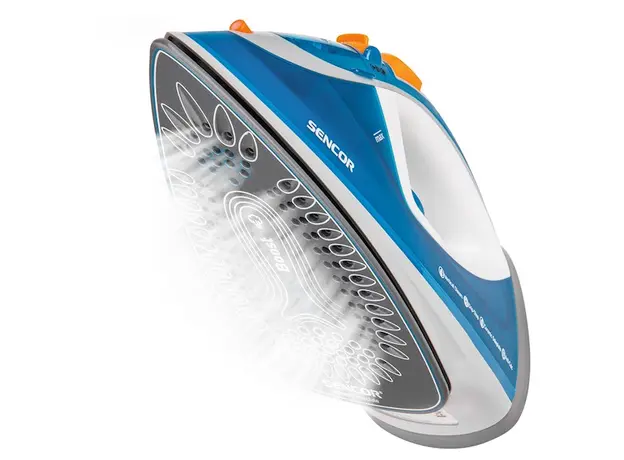 უთო Sencor SSI 7710BL, 2400W, 300ML, Steam Iron, Blue, 4 image