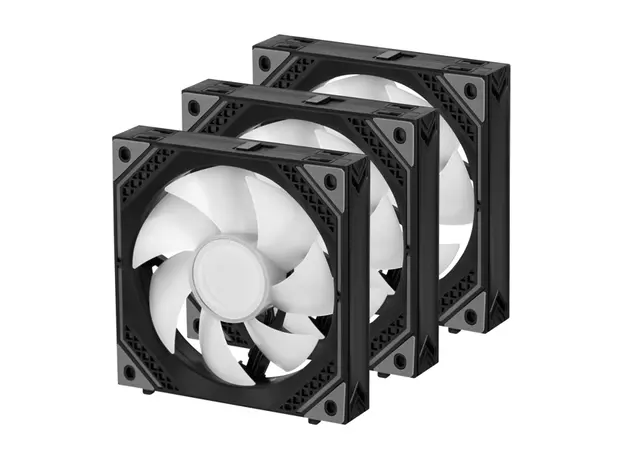 ქულერი 2E 2E-ACF120MB-ARGB, ARGB, 120mm, 2000Rpm, Cooler, Black, 3 image