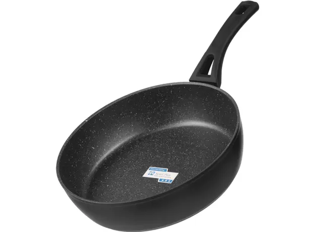 ტაფა Ardesto Deep Fry pan with lid Gemini Livorno, 28cm, aluminium, black, 2 image