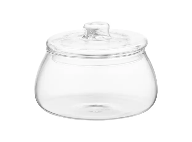 საშაქრე Ardesto Sugar bowl, 500ml, borosilicate glass, transparent, 5 image