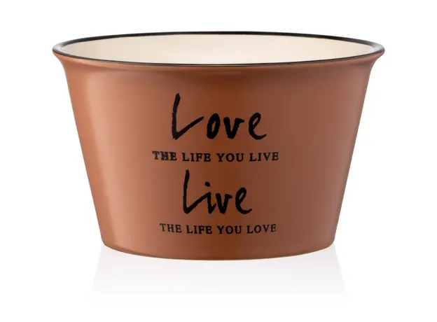 ჯამი Ardesto Bowl Way of life, 550ml, ceramics, brown, 2 image