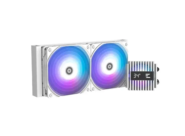 თხევადი გაგრილება Zalman ALPHA2A24WHITE LCS Alpha 2 A24 ARGB, 120MM, 3000RPM, Liquid Cooling, White, 3 image