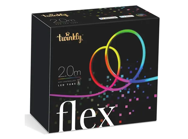 Smart LED კონტური Twinkly TWFL200STW-WEU Flex RGB, flexible circuit, IP20, length 2m White