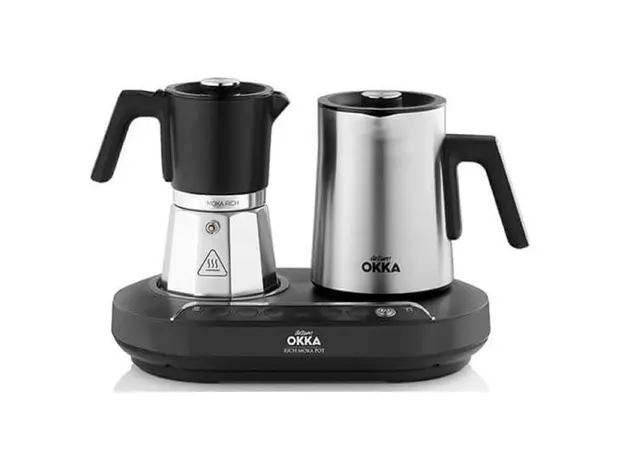 ყავის აპარატი Arzum OK0027 Moka, 1350W, Coffee Machine, Silver/Black, 3 image