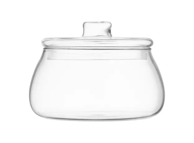 საშაქრე Ardesto Sugar bowl, 500ml, borosilicate glass, transparent, 3 image