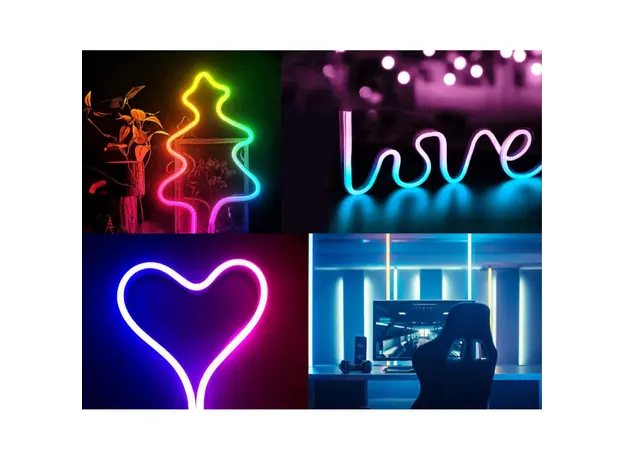 Smart LED კონტური Twinkly TWFL200STW-WEU Flex RGB, flexible circuit, IP20, length 2m White, 4 image