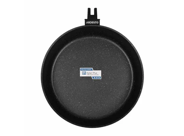 ტაფა Ardesto Deep Fry pan with removable handle Gemini Bari, 26cm, aluminium, black, 5 image