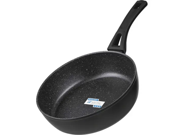 ტაფა Ardesto Deep Fry pan with lid Gemini Livorno, 26cm, aluminium, black, 2 image