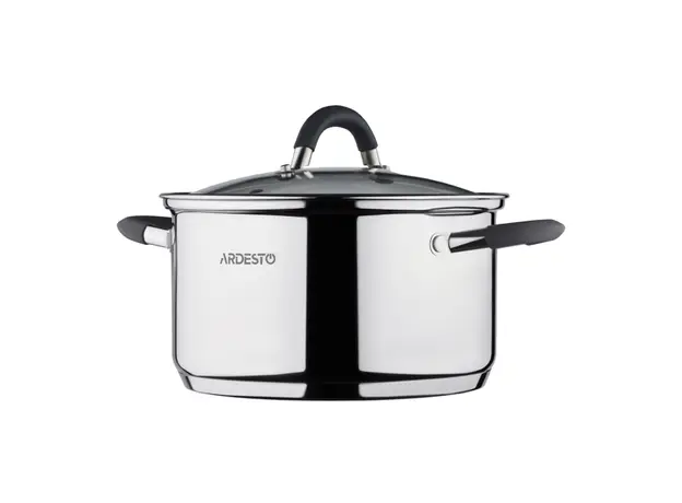 ქვაბი Ardesto AR1947CS Gemini, glass lid, 4.7 l, handles with silicone, 3 image
