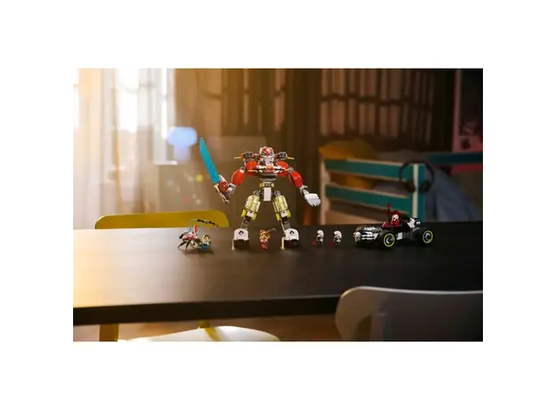 ლეგო LEGO Constructor DREAMZzz Cooper's Tiger Mech & Zero's Hot Rod Car, 7 image