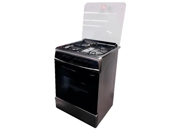 Gas stove CRON TE6631GC INOX ELECTRO