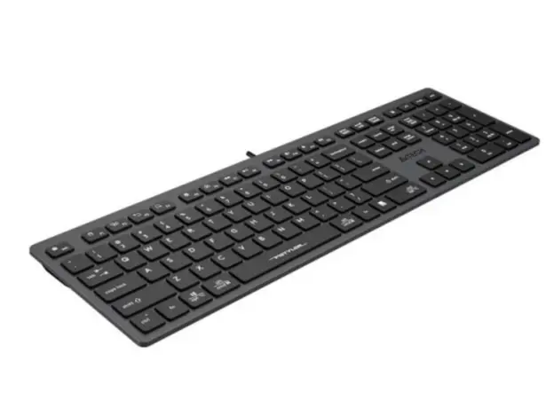 კლავიატურა A4Tech Fstyler FX50 Scissor Switch Keyboard EN/RU layout Grey, 4 image
