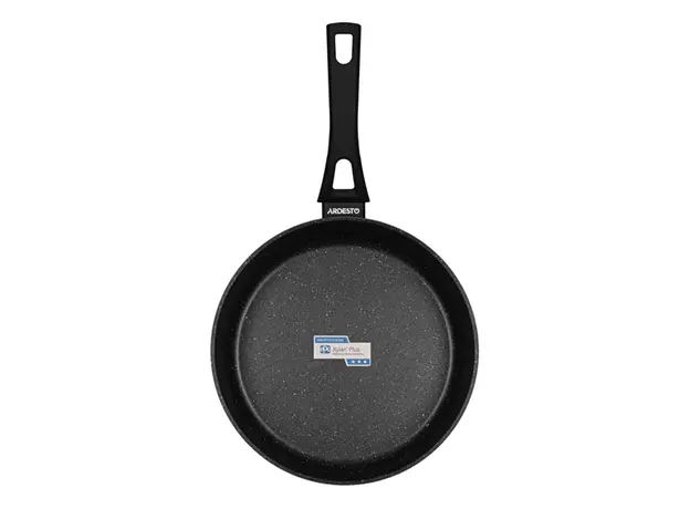 ტაფა Ardesto Deep Fry pan with lid Gemini Livorno, 26cm, aluminium, black, 4 image