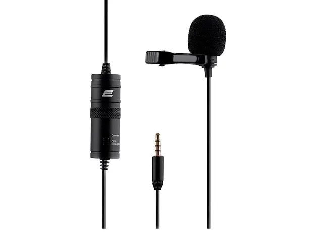 მიკროფონი 2E 2E-ML010, 3.5mm, Lavalier Microphone, Black