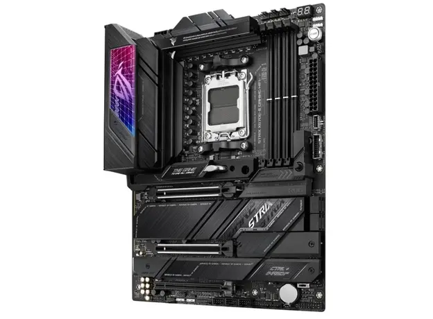 დედა დაფა ASUS Motherboard ROG STRIX X670E-E GAMING WIFI sAM5 X670 4xDDR5 M.2 HDMI DP WiFi BT ATX, 4 image