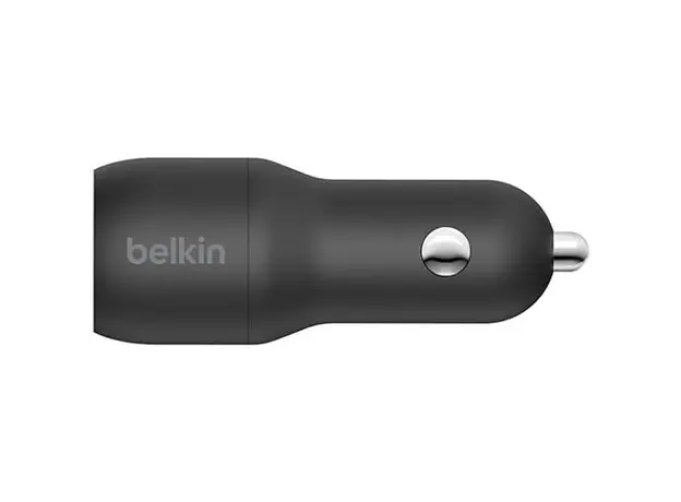 ავტომობილის USB დამტენი Belkin DUAL USB-A CAR CHARGER 12W X2, BLK, 3 image
