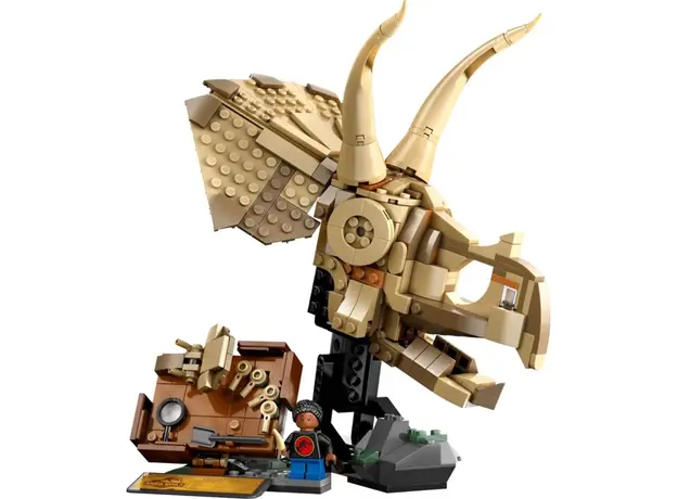ლეგო LEGO Constructor Jurassic World Dinosaur Fossils: Triceratops Skull, 3 image