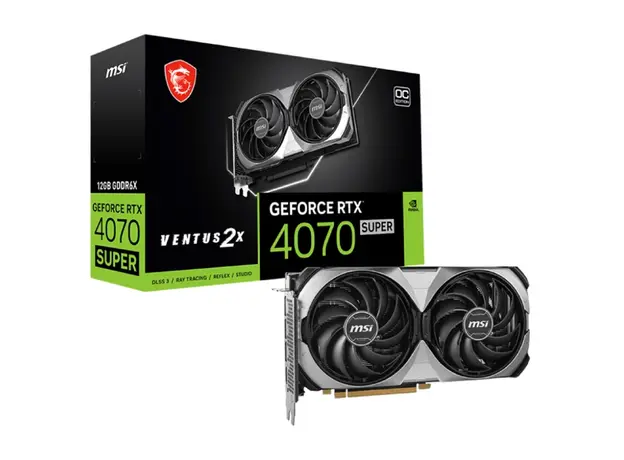 ვიდეო დაფა MSI GeForce RTX 4070 SUPER 12G VENTUS 2X OC, 2 image
