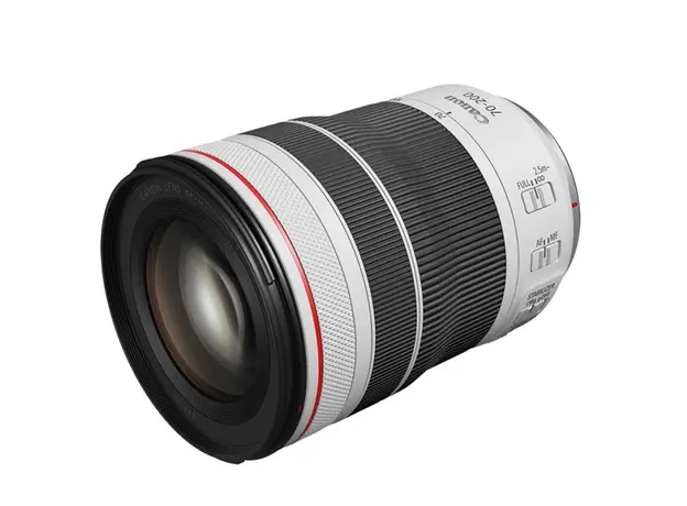 ფოტოაპარატის ლინზა Canon 4318C005AA, RF 70-200 F4 L IS USM, White/Black, 2 image