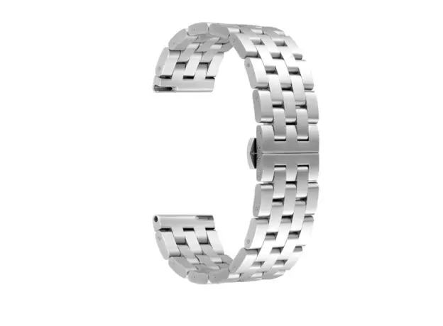 სმარტ საათის სამაჯური For Samsung Galaxy Watch 42mm Stainless Steel Watch Band Wrist Strap - Silver