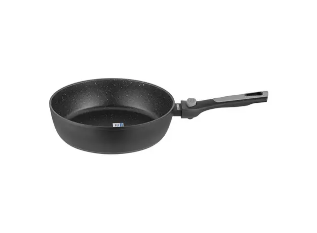 ტაფა Ardesto Deep Fry pan with removable handle Gemini Bari, 26cm, aluminium, black, 4 image