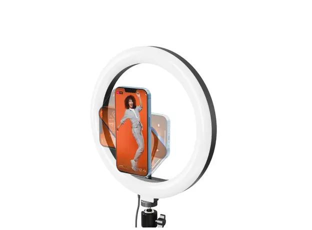 მობილურის სამაგრი Celly Click Pro Professional Tripod with Magnetical Holder Black, 3 image