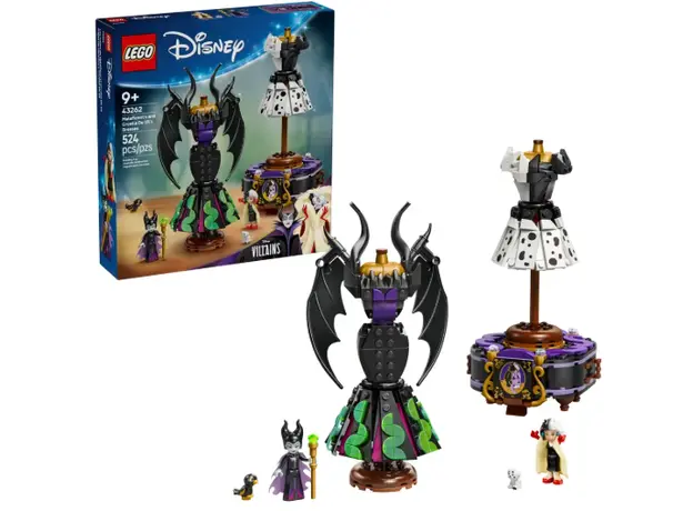ლეგო LEGO Constructor Disney Classic Maleficent's and Cruella De Vil's Dresses