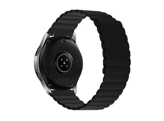 სმარტ საათის სამაჯური For Samsung Galaxy Watch 5 Silicone Watch Strap 20mm - Black
