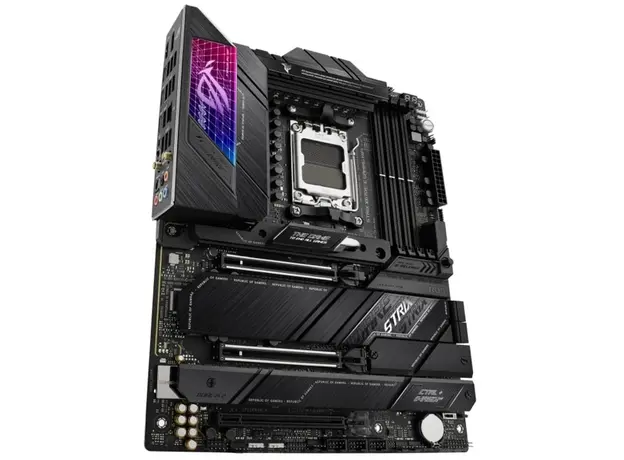 დედა დაფა ASUS Motherboard ROG STRIX X670E-E GAMING WIFI sAM5 X670 4xDDR5 M.2 HDMI DP WiFi BT ATX, 3 image