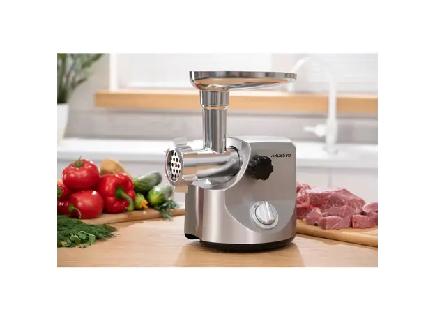 ხორცსაკეპი Ardesto MGA-3000W, 3000W, Meat Grinder, Silver, 5 image
