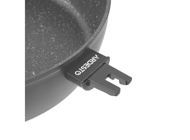 ტაფა Ardesto Deep Fry pan with removable handle Gemini Bari, 26cm, aluminium, black, 6 image