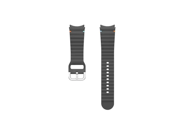 სმარტ საათის სამაჯური Samsung Watchband Watch7 Sport Band Dark grey (M/L) (ET-SNL31LBEGRU), 4 image