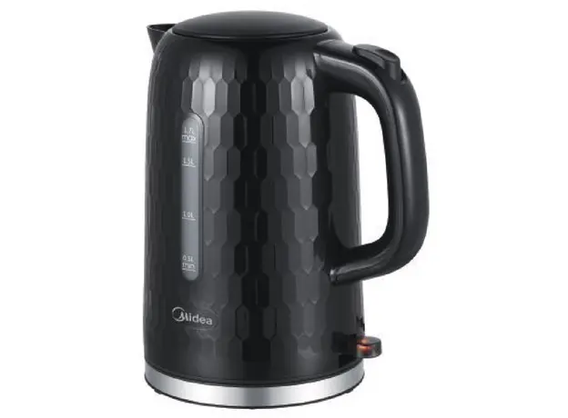 Midea MK-17D19A2-Black, 2200W, 1.7L, Electric Kettle, Black, 2 image