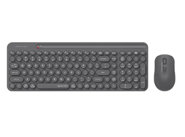 კლავიატურა და მაუსი A4Tech Fstyler FG3300 Air2 QuietKey 2-Zone Combo Desktop Grey, 5 image