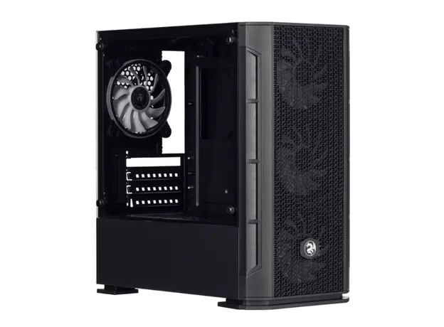 კომპიუტერის ქეისი 2E GAMING Computer case CALLEO (GB700) MiniT, Micro ATX,Mini ITX,2xUSB2.0,1xUSB3.0,4x120mm ARGB, TG (side panel), without PSU, black, 5 image