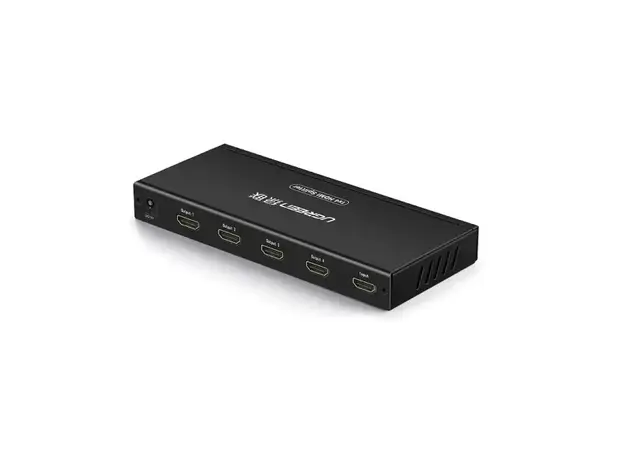HDMI სპლიტერი UGREEN CM620 (40202EU), HDMI Splitter 1 In 4 Out EU, Black, 3 image